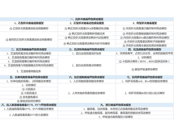 抗病毒药物筛选及评价/抗菌药物筛选及评价